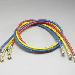 Cheap 👍 YELLOW JACKET® Plus II™ 60 in. Hose with Ball Valve Red Yellow Blue 3PK 🛒