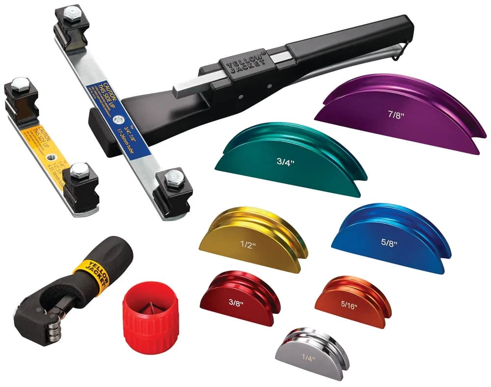 Top 10 ๐ YELLOW JACKETยฎ 1/4 - 7/8 in. Alloy Ratchet Tube Bender Kit ๐ 3 Top 10 ๐ YELLOW JACKETยฎ 1/4 - 7/8 in. Alloy Ratchet Tube Bender Kit ๐